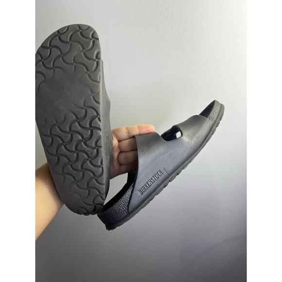 Birkenstock Arizona EVA Gray Metallic Womens Sz 37 Double Strap Sandals - Picture 5 of 7